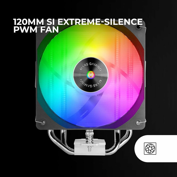Ventilateur CPU Mars Gaming TACMARS-MCPUX4ARGB