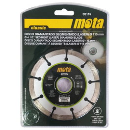 Mota Disco de diamante corte en seco segmentado láser 115mm