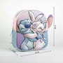Cerdá Mochila Infantil 3D Stitch pour Enfants (3 ans et plus) - Sac à Dos Bleu - Dimensions : 2.2 x 2.8 x 1.0 cm