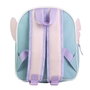Cerdá Mochila Infantil 3D Stitch pour Enfants (3 ans et plus) - Sac à Dos Bleu - Dimensions : 2.2 x 2.8 x 1.0 cm