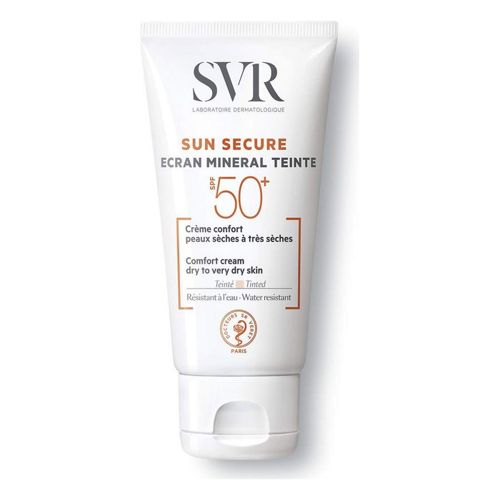 SVR SUN SECURE Écran minéral teinté peaux sèches SPF50+ 60 g
