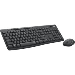 Logitech MK295 Silent Combo Clavier et Souris sans fil, QWERTY US, Graphite