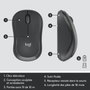 Logitech MK295 - Ensemble Clavier et Souris sans Fil Silencieux, Technologie Silent Touch, Pavé Numérique Complet, Connexion USB 2.4 GHz, Compatible Windows et ChromeOS