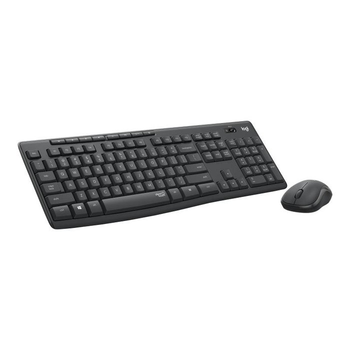 Logitech MK295 Silent Combo Clavier et Souris sans fil, QWERTY US, Graphite
