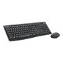 Logitech MK295 Silent Combo Clavier et Souris sans fil, QWERTY US, Graphite