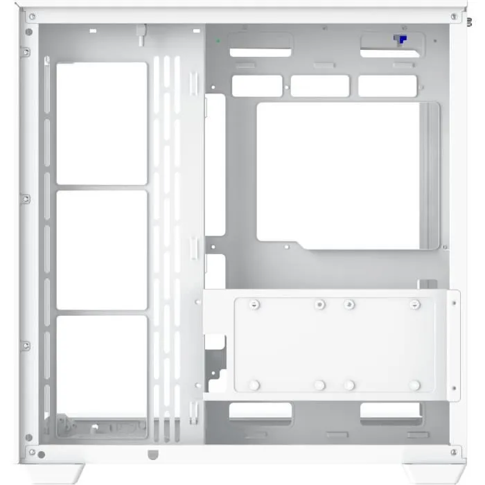 Xigmatek Aqua V Arctic Boitier PC Cube Blanc, Format ATX, Ports USB 3.0, Gestion Cables, Compatible Gaming - Sans Alimentation