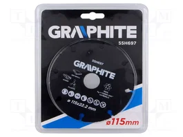 GRAPHITE Disque de scie circulaire Ø 115mm