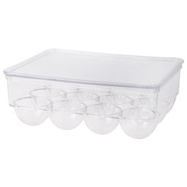 Cook Concept Huevera de 12 œufs transparente