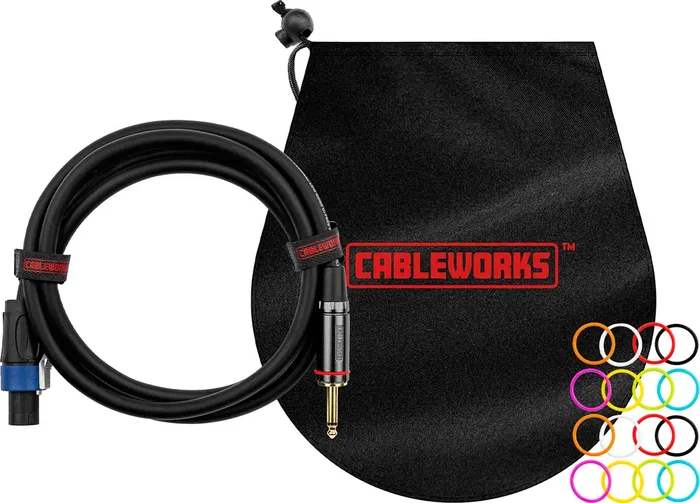 CABLEWORKS Câble Haut-Parleur Jack/Speakon - 1,8 m