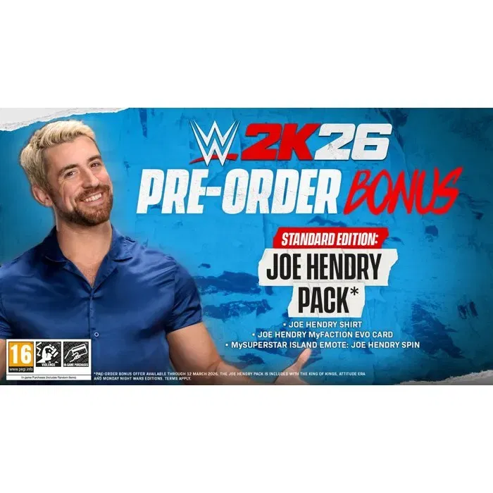 2K Games WWE 2K26 - Jeu PS5 - Édition Standard avec Bonus de Précommande - Nouveaux Modes de Match, 400+ Superstars et Légendes, 2K Showcase, Contrôle de l'Univers