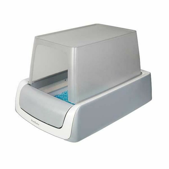 Petsafe Bac à litière auto-nettoyant ScoopFree 1,5 avec couvercle, Gris