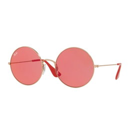 Ray Ban RB3592-50-9035C8 avec monture dorée et verres roses