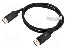 DIGITUS Câble DisplayPort vers HDMI avec USB A, 2m, noir