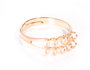 Innspiro Anneau métallique ajustable doré 18 mm