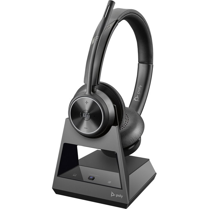 Casques avec Microphone Poly Savi 7320-M Office DECT Noir Casques avec Microphone Poly Savi 7320-M Office DECT Noir