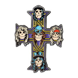 ERIK - Aimant décoratif Guns N Roses en métal - 140 x 100 x 15 mm - Poids 47 g
