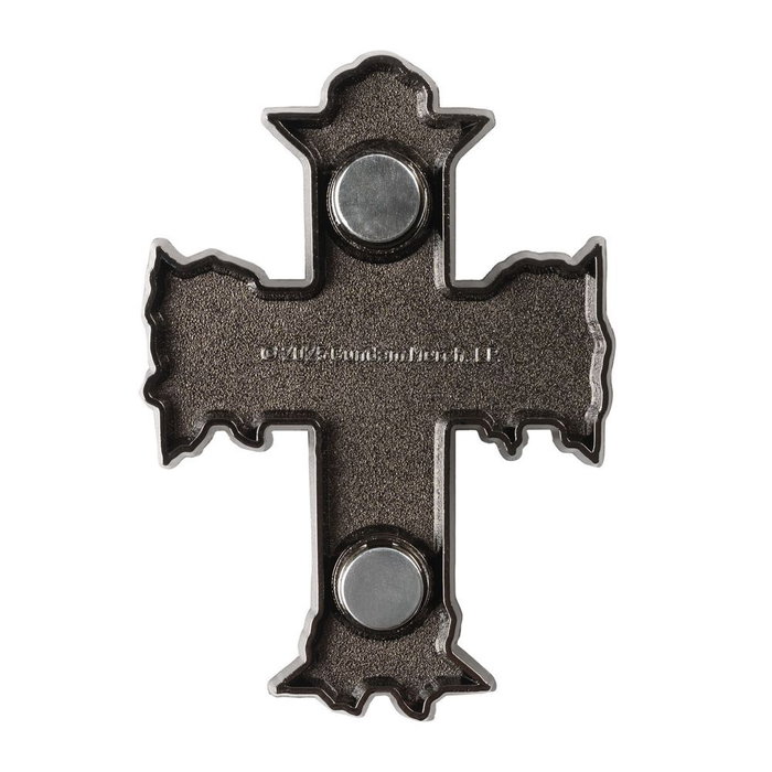 ERIK - Aimant décoratif Guns N Roses en métal - 140 x 100 x 15 mm - Poids 47 g
