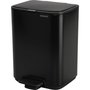 Brabantia Bo Treteimer Poubelle à Pédale 4 L Noir Mat