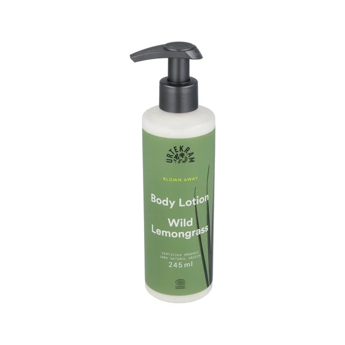 URTEKRAM Wild Lemongrass Lait Corporel Hydratant Bio 245 ml – Certifié COSMOS ORGANIC, Vegan, Sans Cruauté URTEKRAM Wild Lemongrass Lait Corporel Hydratant Bio 245 ml – Certifié COSMOS ORGANIC, Vegan, Sans Cruauté