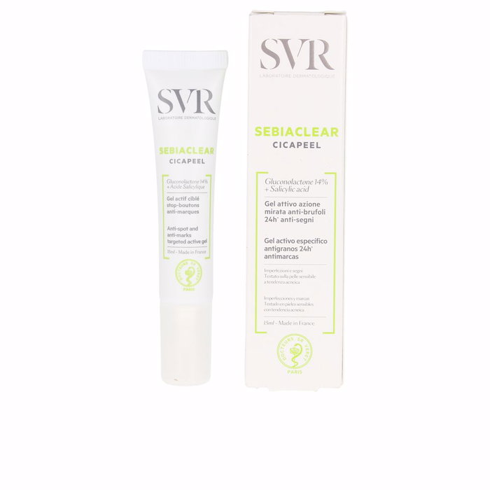 Svr Laboratoire Dermatologique SEBIACLEAR Cicapeel Gel Traitement Imperfections Cutanées 15 ml