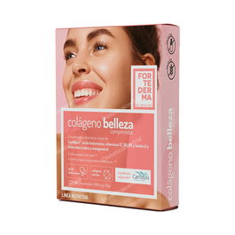 HERBORA Fortederma Collagène Beauté, Poudre Saveur Fraise, Complément Alimentaire au Collagène Hydrolysé, Acide Hyaluronique, Biotine, Vitamine B5, 30 comprimés