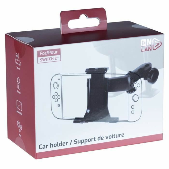 Onlan Support voiture pour Nintendo Switch 2, consoles portables et tablettes 8'', Noir