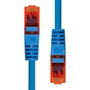 ProXtend - Câble Ethernet CAT6 U/UTP CCA 7 m Bleu - Câble réseau cuivre-clad aluminium, durable, avec protection des loquets