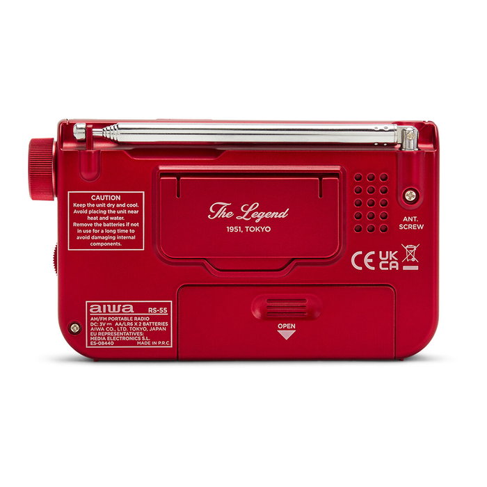 Aiwa Radio transistor RS55RD Rouge
