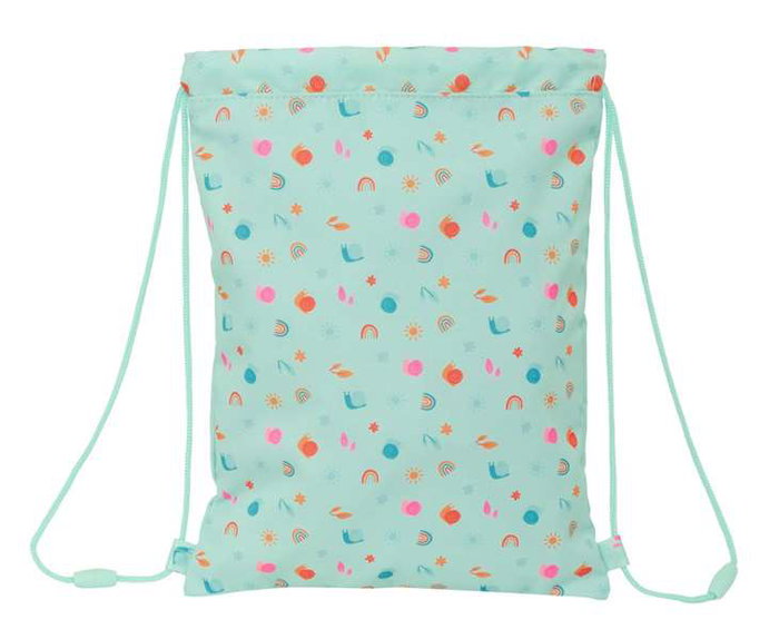 Safta Sac plat facile d'entretien pour enfant d'âge préscolaire "Escargot" 26 x 34 x 1 cm - Dès 3 ans