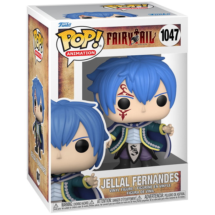 FUNKO Figurine POP Fairy Tail Jellal Fernandes - Figurine en vinyle de 9 cm dans sa boîte avec fenêtre