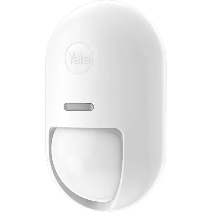 YALE - Détecteur de mouvement intérieur pour alarme intelligente, portée 12 m, fonction anti-animaux, sensibilité réglable, compatibilité application Yale Home