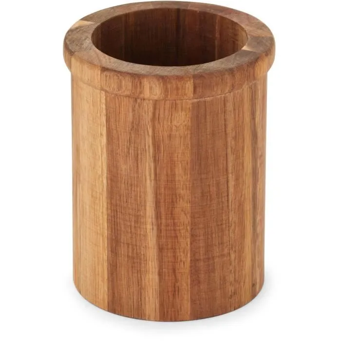 Livoo MES153 - Set de 4 ustensiles de cuisine en silicone de 31 cm avec pot en acacia FSC 15 x 12 cm Livoo MES153 - Set de 4 ustensiles de cuisine en silicone de 31 cm avec pot en acacia FSC 15 x 12 cm