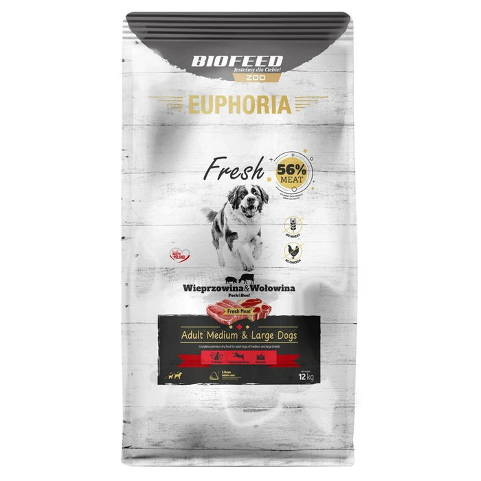 Nourriture Biofeed Euphoria Fresh Adult Medium & Large Cochon 12 kg Adulte 12,7 KG Nourriture Biofeed Euphoria Fresh Adult Medium & Large Cochon 12 kg Adulte 12,7 KG