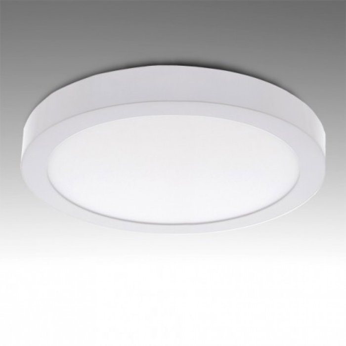 Plafonnier LED Circulaire 18W 6000K Blanc Froid 1190Lm White Plafonnier LED Circulaire 18W 6000K Blanc Froid 1190Lm White