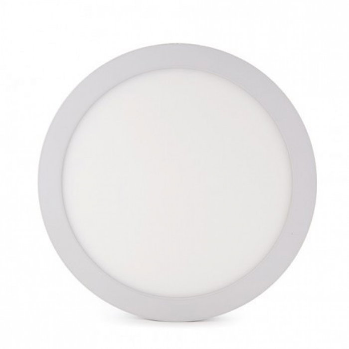 Plafonnier LED Circulaire 18W 6000K Blanc Froid 1190Lm White Plafonnier LED Circulaire 18W 6000K Blanc Froid 1190Lm White