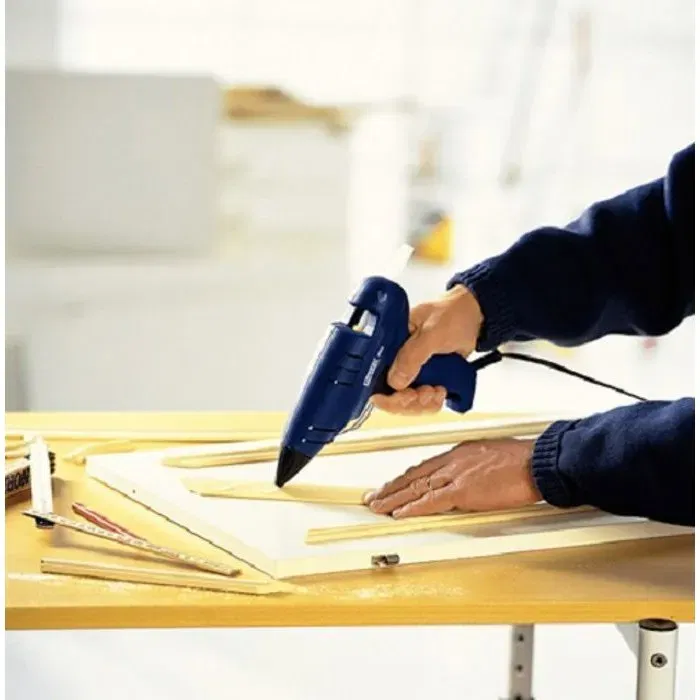 Rapid 40302777 Bâton de colle professionnelle PRO+ transparent, 12 mm pour bois, plastique, câbles, verre, 1 kg