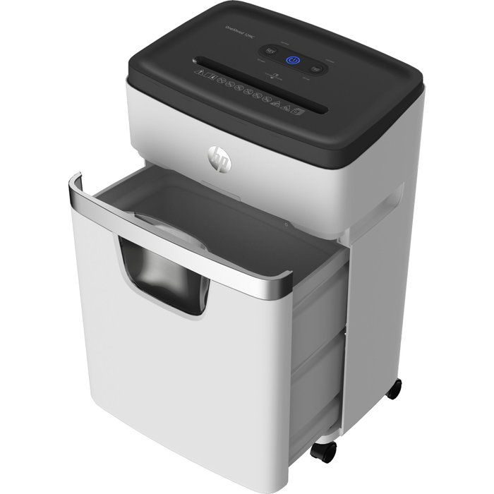 HP OneShred 12MC, Destructrice de documents Micro-coupe blanche HP OneShred 12MC, Destructrice de documents Micro-coupe blanche