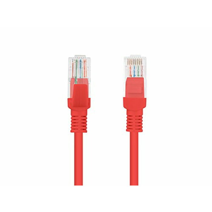 Lanberg Câble Réseau Catégorie 6 UTP 2 m Rouge PCU6-10CC-0200-R