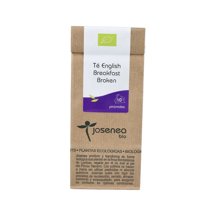Josenea Thé English Breakfast Bio Sachets 10Pièces Josenea Thé English Breakfast Bio Sachets 10Pièces