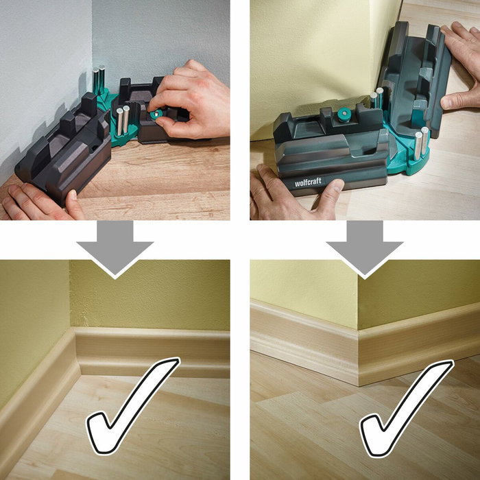 Support pour scie à onglet Wolfcraft 6948000 Scie à onglets