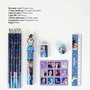 Cerdá Coffret de fournitures scolaires en mousse EVA à thème Frozen - 22 x 14 x 0.5 cm