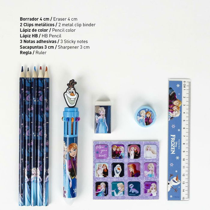 Crayons Frozen Bleu 10 % Plastique 20 % papier
