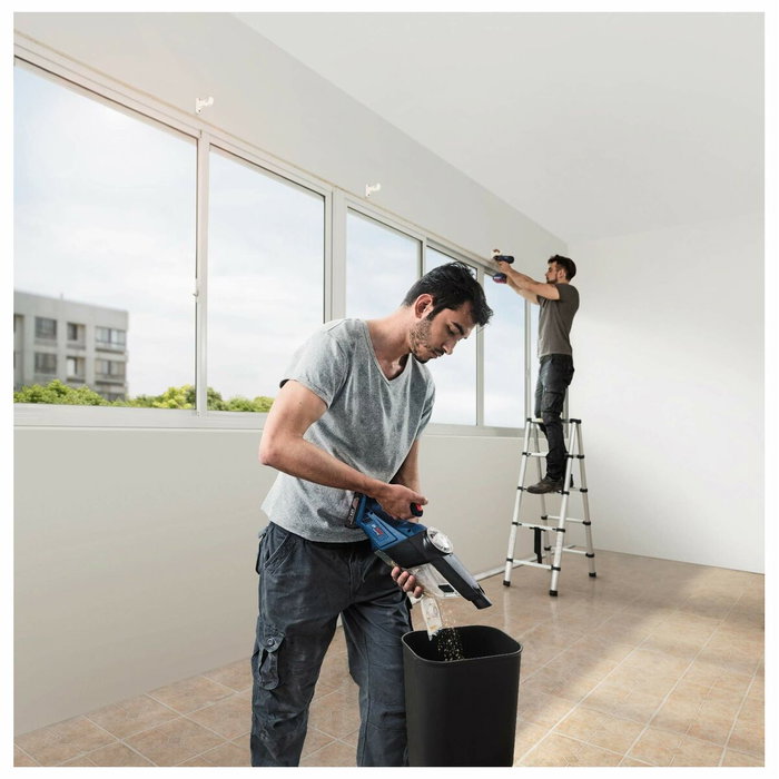 Bosch Professional GAS 18V-1 Aspirateur sans fil 18V (sans batterie ni chargeur) bleu et noir