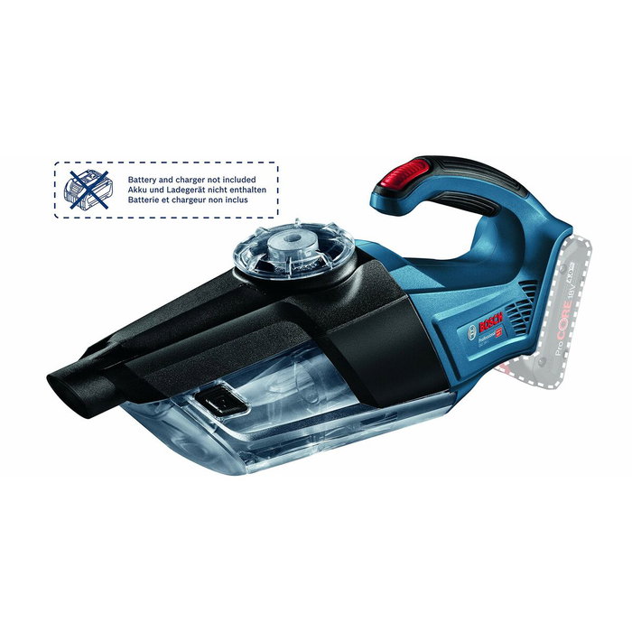 Bosch Professional GAS 18V-1 Aspirateur sans fil 18V (sans batterie ni chargeur) bleu et noir