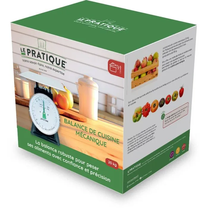 Le Pratique Balance de cuisine mécanique - 20 kg