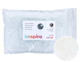 Innspiro Rocaille de verre ronde glacée blanche 3,8 mm 500g