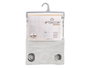 Giftdecor Rideau à plis rayé gris clair 34 x 5 x 26.5 cm (Set de 6)