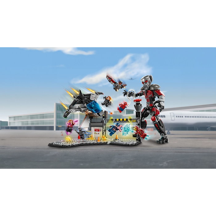 LEGO Marvel 76314 Captain America: Civil War Battle
