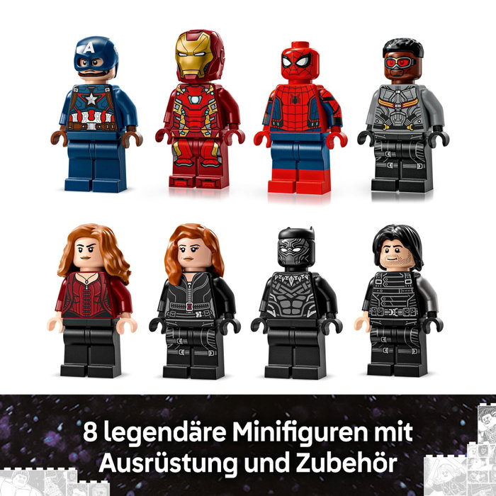 LEGO Marvel 76314 Captain America: Civil War Battle