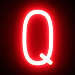 Green Ice Lettre LED Neon Q (100x161x38 mm)